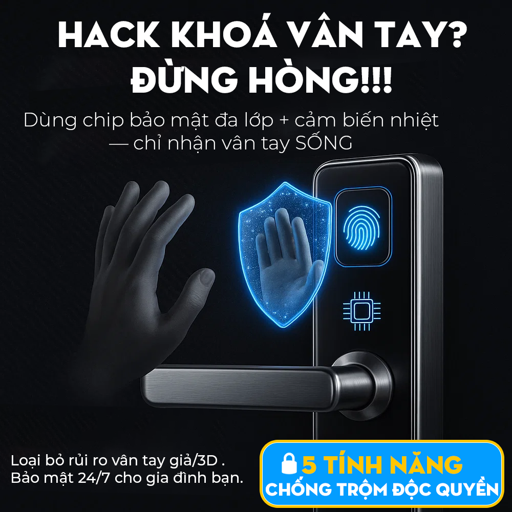 Khóa Cửa Vân Tay – Giải Pháp An Ninh Hiện Đại Cho Gia Đình Và Văn Phòng 8 Tinh-Nang-Van-Tay
