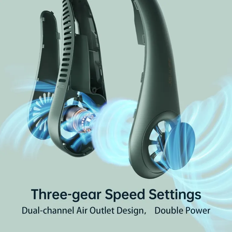Quạt đeo cổ mini không cánh Jisulife NECK FAN LIFE3 FA14 pin 16 giờ