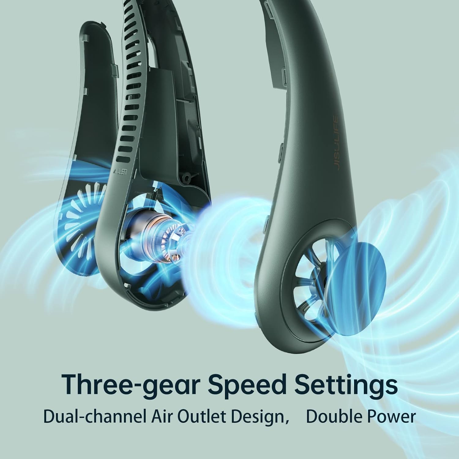 Quạt Đeo Cổ Mini Không Cánh Jisulife Neck Fan Life3 Fa14 - Pin 16 Giờ, Gió Mát 360°, An Toàn Tuyệt Đối 28 Quạt Đeo Cổ Mini Không Cánh Jisulife Neck Fan Life3 Fa14 Pin 16 Giờ