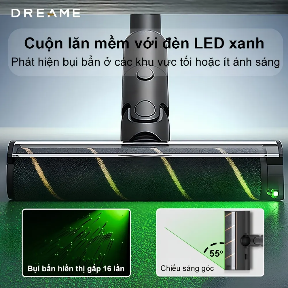 Máy Hút Bụi Dreame V18S Aqua – Lau Sàn Đa Năng 2 Trong 1 – Lực Hút Mạnh Mẽ 12 Máy Hút Bụi Dreame V18S Aqua – Lau Sàn Đa Năng 2 Trong 1 – Lực Hút Mạnh Mẽ - Akia Smart Home