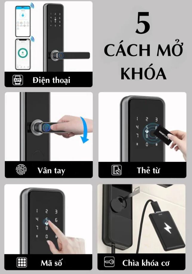 Khoá Vân Tay Akia N22 - Giải Pháp An Toàn Và Đẳng Cấp 40 Khóa Vân Tay Akia N22
