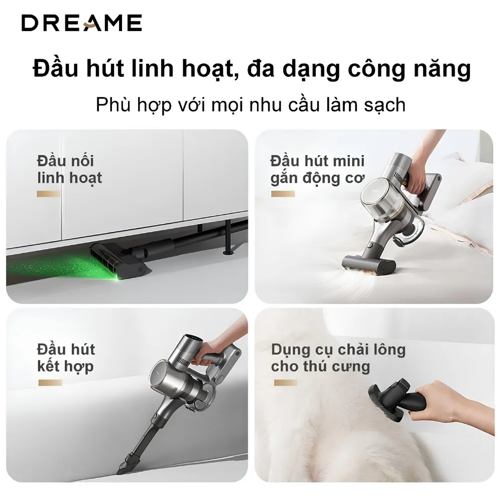 Máy Hút Bụi Dreame V18S Aqua – Lau Sàn Đa Năng 2 Trong 1 – Lực Hút Mạnh Mẽ 16 Máy Hút Bụi Dreame V18S Aqua – Lau Sàn Đa Năng 2 Trong 1 – Lực Hút Mạnh Mẽ - Akia Smart Home