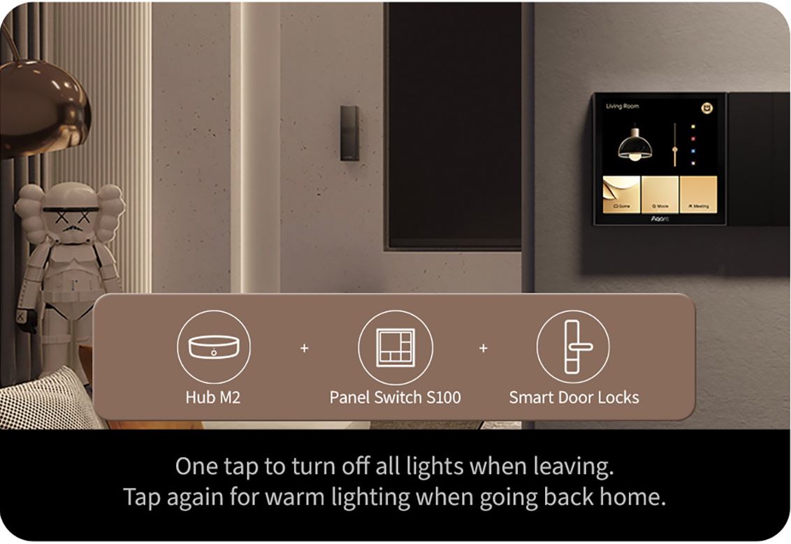 Công Tắc Màn Hình Cảm Ứng Aqara S100 - Panel Switch Aqara S100 35 Công Tắc Màn Hình Cảm Ứng Aqara S100