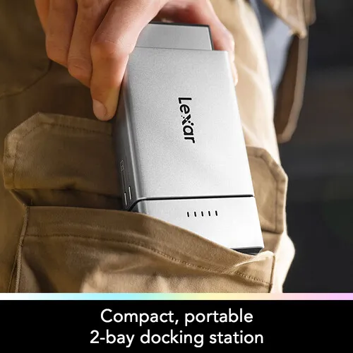 Đầu đọc thẻ nhớ Lexar Professional Workflow Go – Docking Station với Pin 5000mAh – Hỗ trợ SD – microSD – CFexpress | AKIA