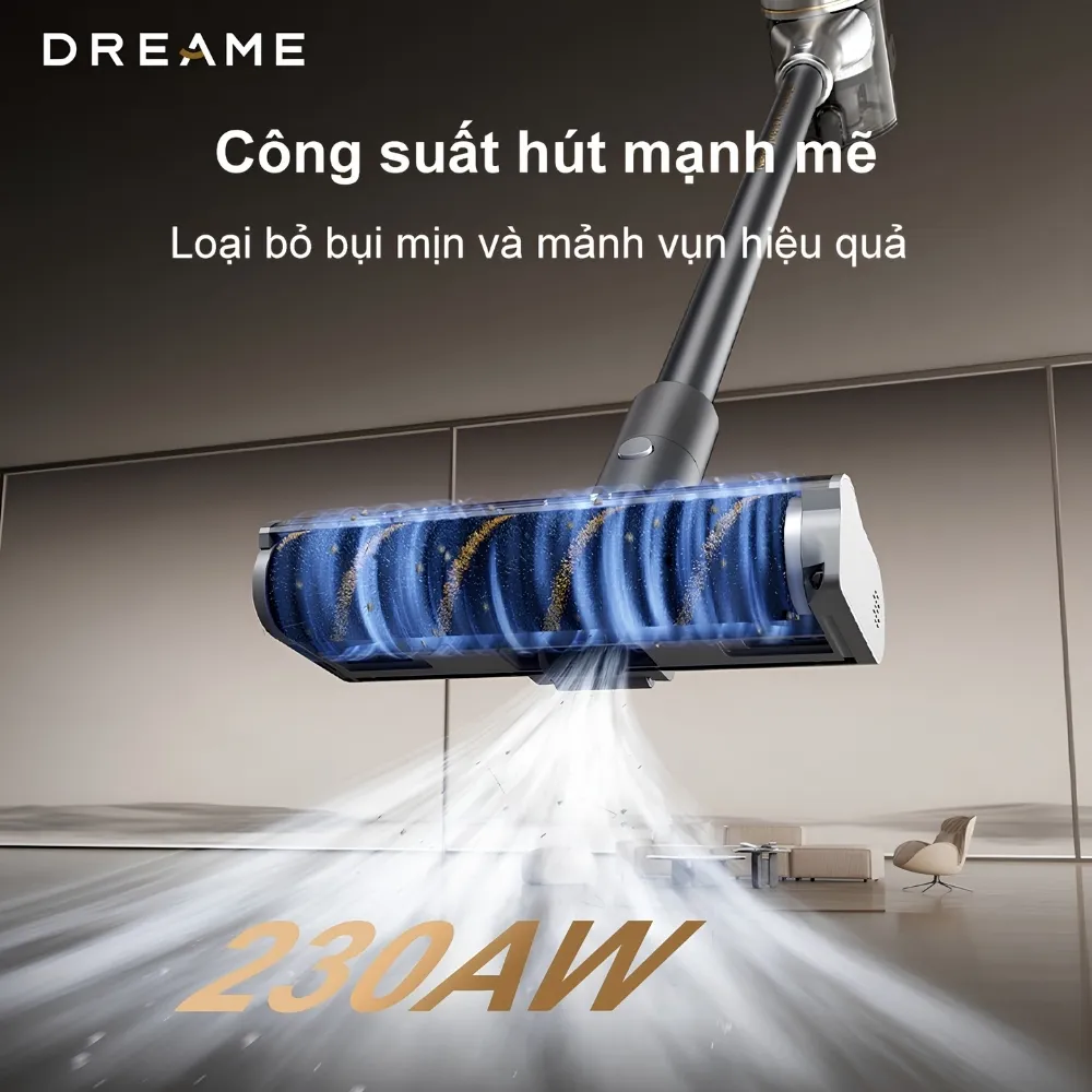 Máy Hút Bụi Dreame V18S Aqua – Lau Sàn Đa Năng 2 Trong 1 – Lực Hút Mạnh Mẽ 10 Máy Hút Bụi Dreame V18S Aqua – Lau Sàn Đa Năng 2 Trong 1 – Lực Hút Mạnh Mẽ - Akia Smart Home