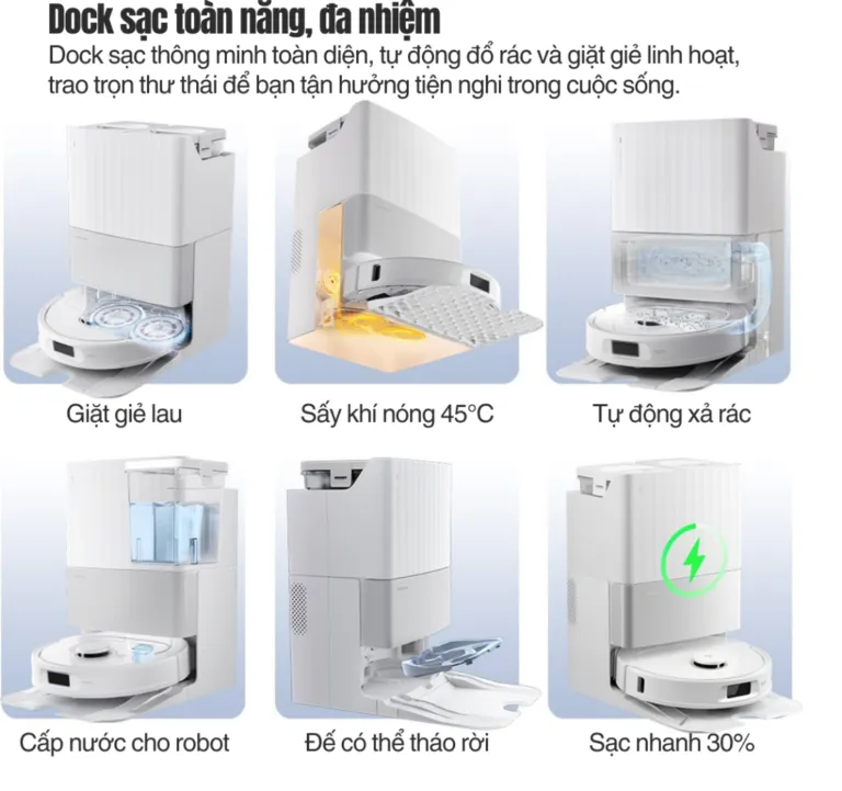 Robot hút bụi lau nhà Roborock Q Revo 5AE