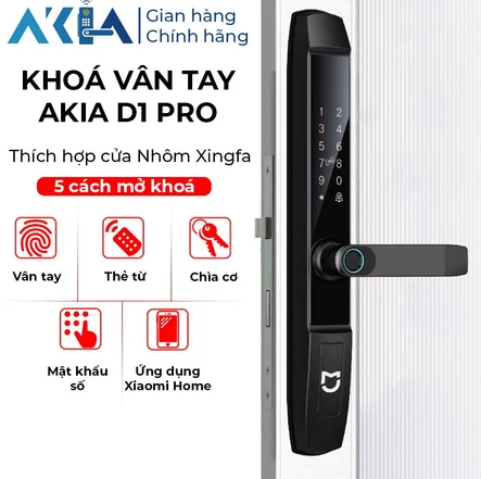 Khóa Vân Tay Akia Xiaomi D1 Pro - Bảo Mật Tối Ưu Với Xiaomi Home 8 Khóa Vân Tay Akia Xiaomi D1 Pro