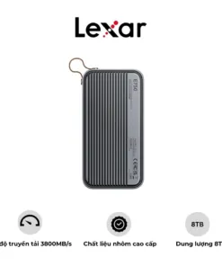 Box SSD Lexar E750 M.2 NVMe 40Gbps - Tốc Độ 3800MB/s, USB4, Thunderbolt 4