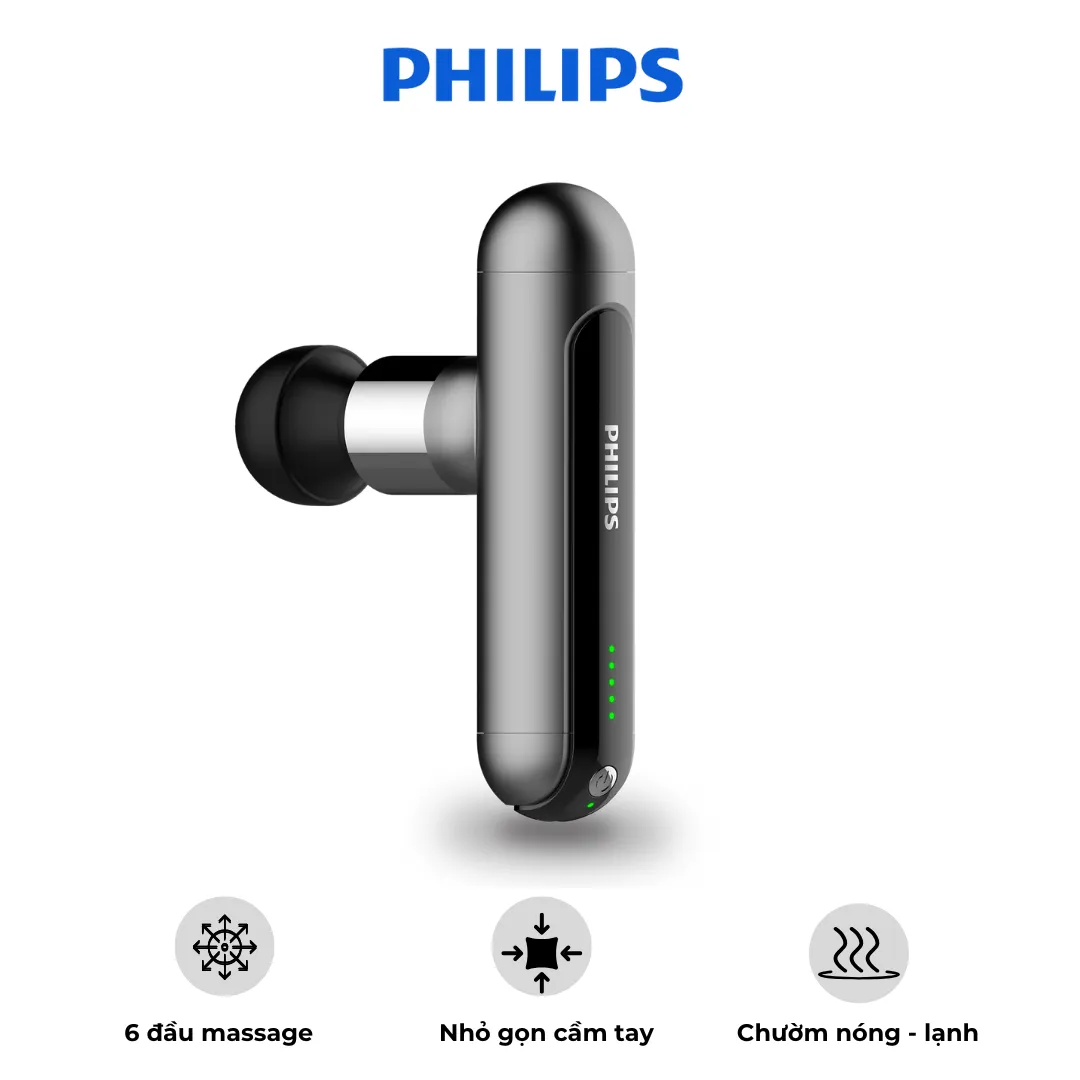 Súng Massage Fascial Gun Philips PPM7303 – Nhỏ gọn tiện dụng | AKIA