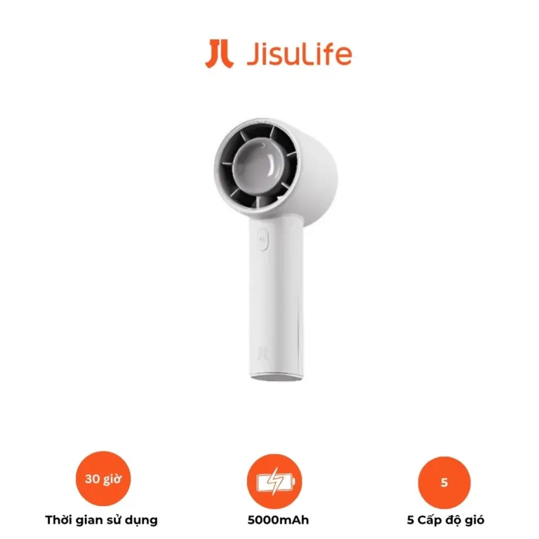 Quạt Cầm Tay Jisulife Life10S Pin 5000mAh
