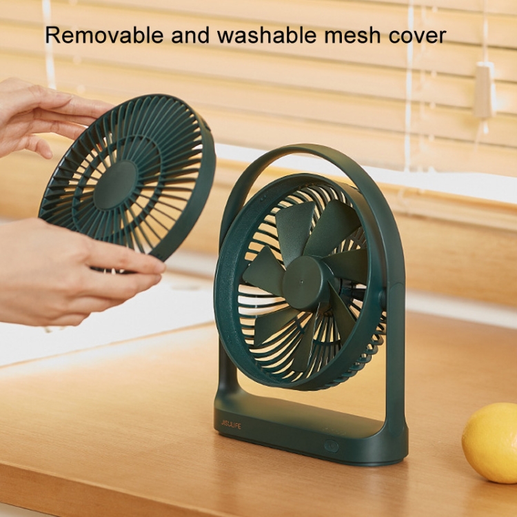 Quạt Tích Điện Để Bàn Jisulife Fa19 - Xoay 330°, Pin 4000Mah 15 Giờ, 4 Tốc Độ Gió, Đèn Ngủ Led 29 Quạt Tích Điện Để Bàn Jisulife Fa19 Xoay 330 Độ, Pin 15 Giờ