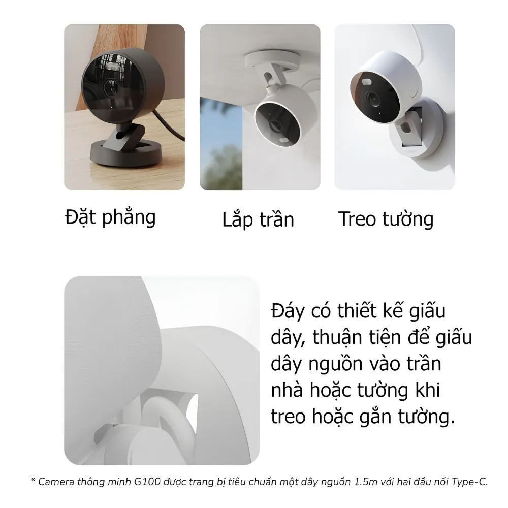 Aqara G100 2K – Camera Thông Minh Trong/Ngoài Trời – Ip65 – Góc 140° – Night Vision (Ir + Full Màu) – Lưu Trữ Microsd &Amp; Nas – Tương Thích Homekit/Goog 28 Aqara G100 2K – Camera Thông Minh Trong/Ngoài Trời – Ip65 – Góc 140° – Night Vision (Ir + Full Màu) – Lưu Trữ Microsd &Amp; Nas – Tương Thích Homekit/Goog - Akia Smart Home