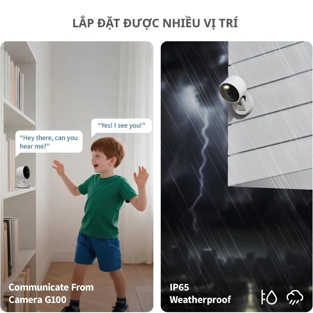 Aqara G100 2K – Camera Thông Minh Trong/Ngoài Trời – Ip65 – Góc 140° – Night Vision (Ir + Full Màu) – Lưu Trữ Microsd &Amp; Nas – Tương Thích Homekit/Goog 29 Aqara G100 2K – Camera Thông Minh Trong/Ngoài Trời – Ip65 – Góc 140° – Night Vision (Ir + Full Màu) – Lưu Trữ Microsd &Amp; Nas – Tương Thích Homekit/Goog - Akia Smart Home