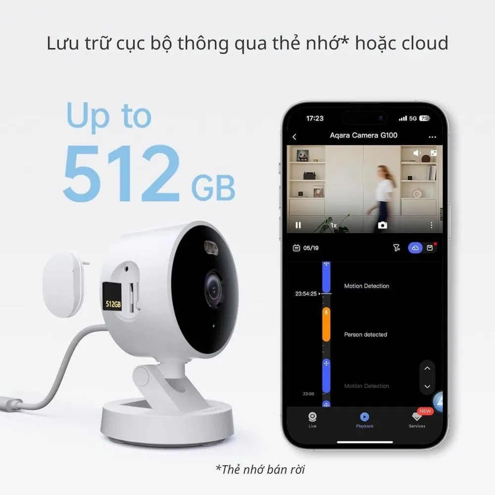Aqara G100 2K – Camera Thông Minh Trong/Ngoài Trời – Ip65 – Góc 140° – Night Vision (Ir + Full Màu) – Lưu Trữ Microsd &Amp; Nas – Tương Thích Homekit/Goog 32 Aqara G100 2K – Camera Thông Minh Trong/Ngoài Trời – Ip65 – Góc 140° – Night Vision (Ir + Full Màu) – Lưu Trữ Microsd &Amp; Nas – Tương Thích Homekit/Goog - Akia Smart Home