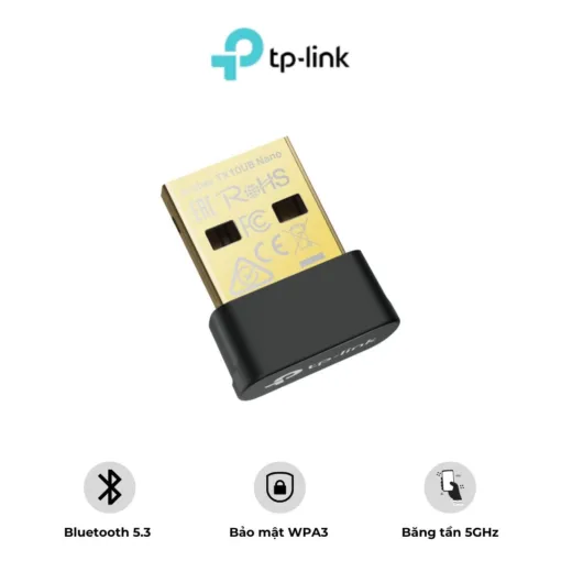 USB Wi – Fi 6 Adapter TP – Link Archer TX10UB Nano – Dual – Band 287/600 Mbps – Bluetooth 5.3