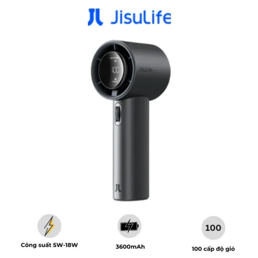 Quạt Cầm Tay JISULIFE FA53 Pro1 (3600 mAh, ABS)
