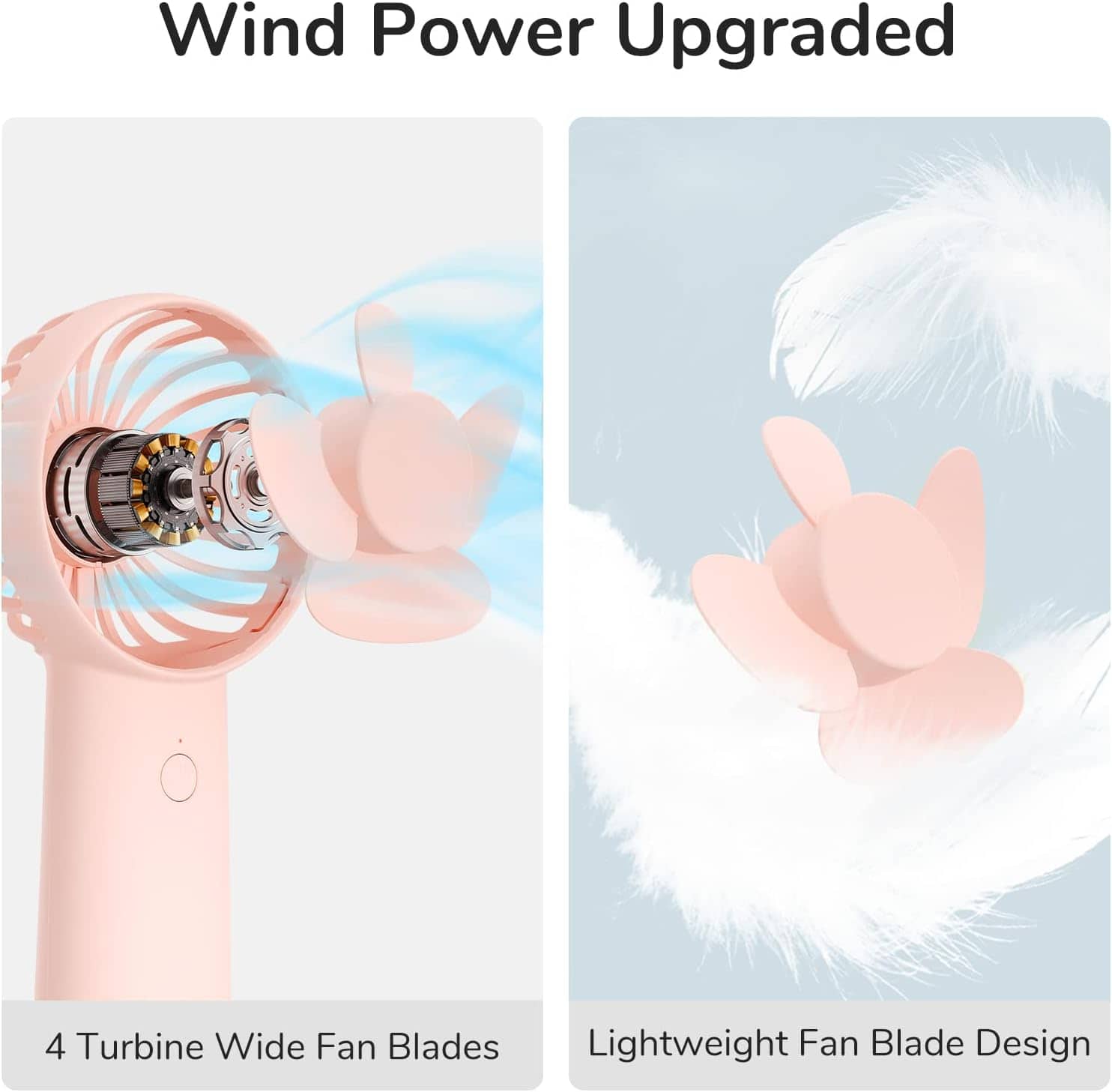 Quạt Cầm Tay Mini Jisulife Handfan Life3 Fa20X Pin4000Mah