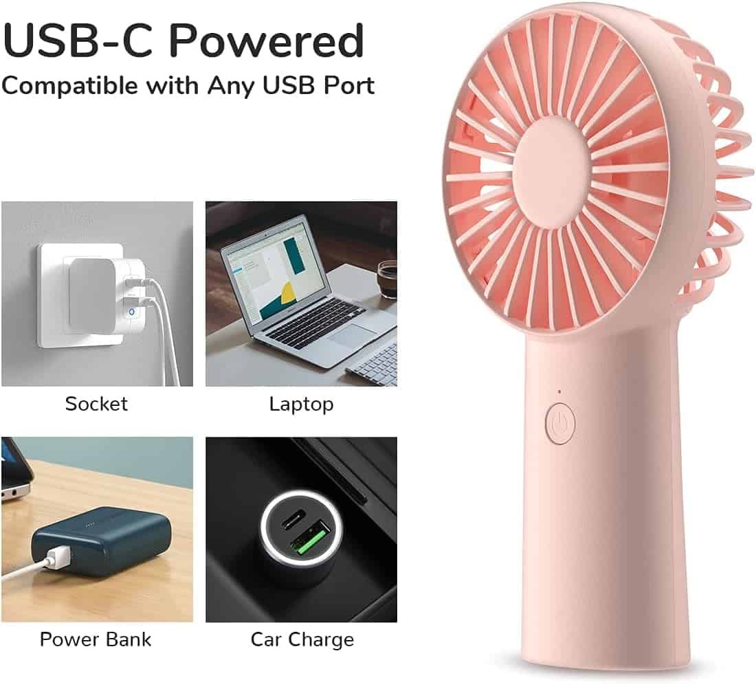 Quạt Cầm Tay Mini Jisulife Handfan Life3 Fa20X Pin4000Mah