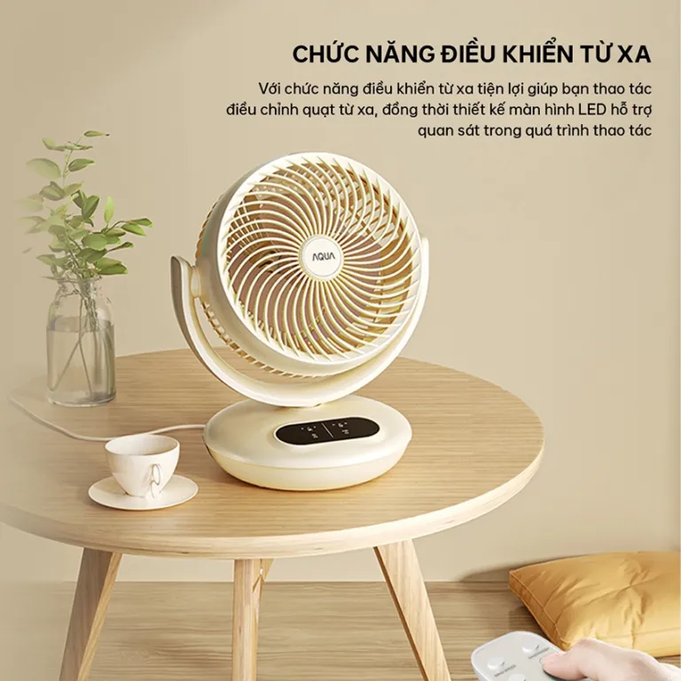 Quạt AQUA AQS-FED2001R có điều khiển từ xa tiện lợi