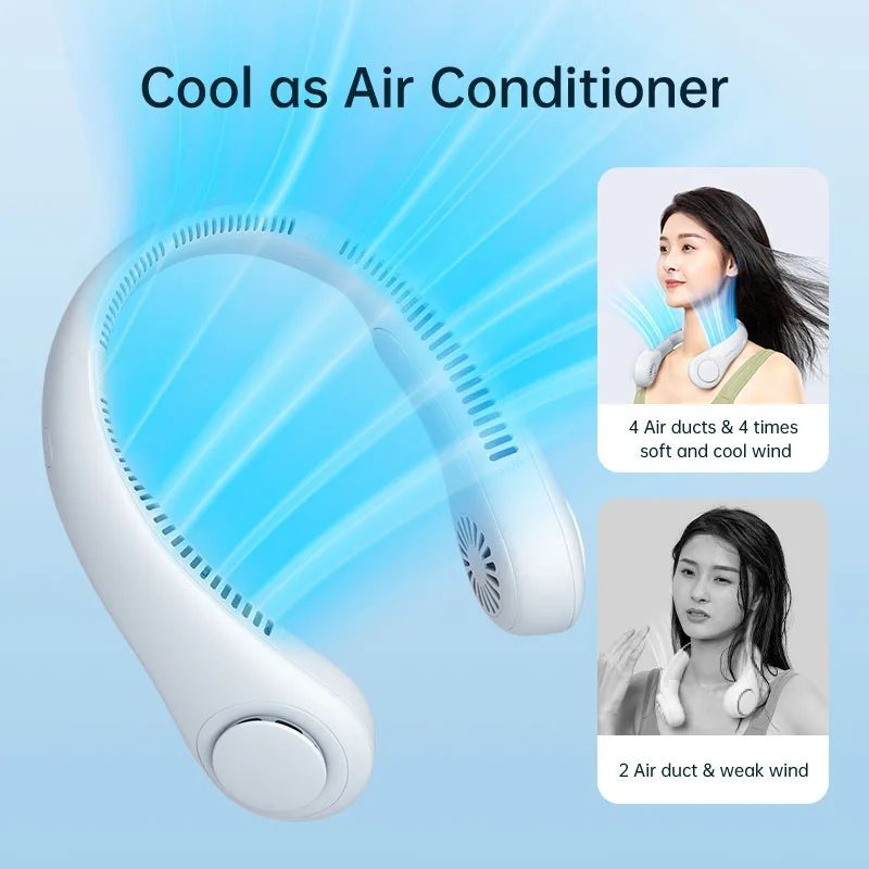 Quạt Đeo Cổ Mini Không Cánh Jisulife Neck Fan Life3 Fa14 - Pin 16 Giờ, Gió Mát 360°, An Toàn Tuyệt Đối 27 Quạt Đeo Cổ Mini Không Cánh Jisulife Neck Fan Life3 Fa14 Pin 16 Giờ