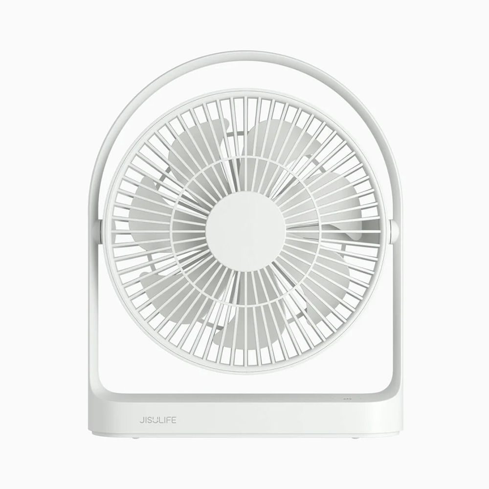 Quạt Tích Điện Để Bàn Jisulife Fa19 - Xoay 330°, Pin 4000Mah 15 Giờ, 4 Tốc Độ Gió, Đèn Ngủ Led 24 Quạt Tích Điện Để Bàn Jisulife Fa19 Xoay 330 Độ, Pin 15 Giờ