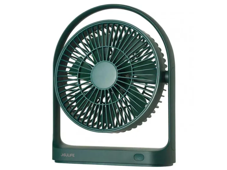 Quạt tích điện để bàn JISULIFE FA19 Xoay 330 Độ, pin 15 giờ