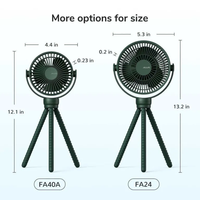 Quạt tích điện cho bé Baby Fan Life 1 Jisulife FA24 chân bạch tuộc đa năng