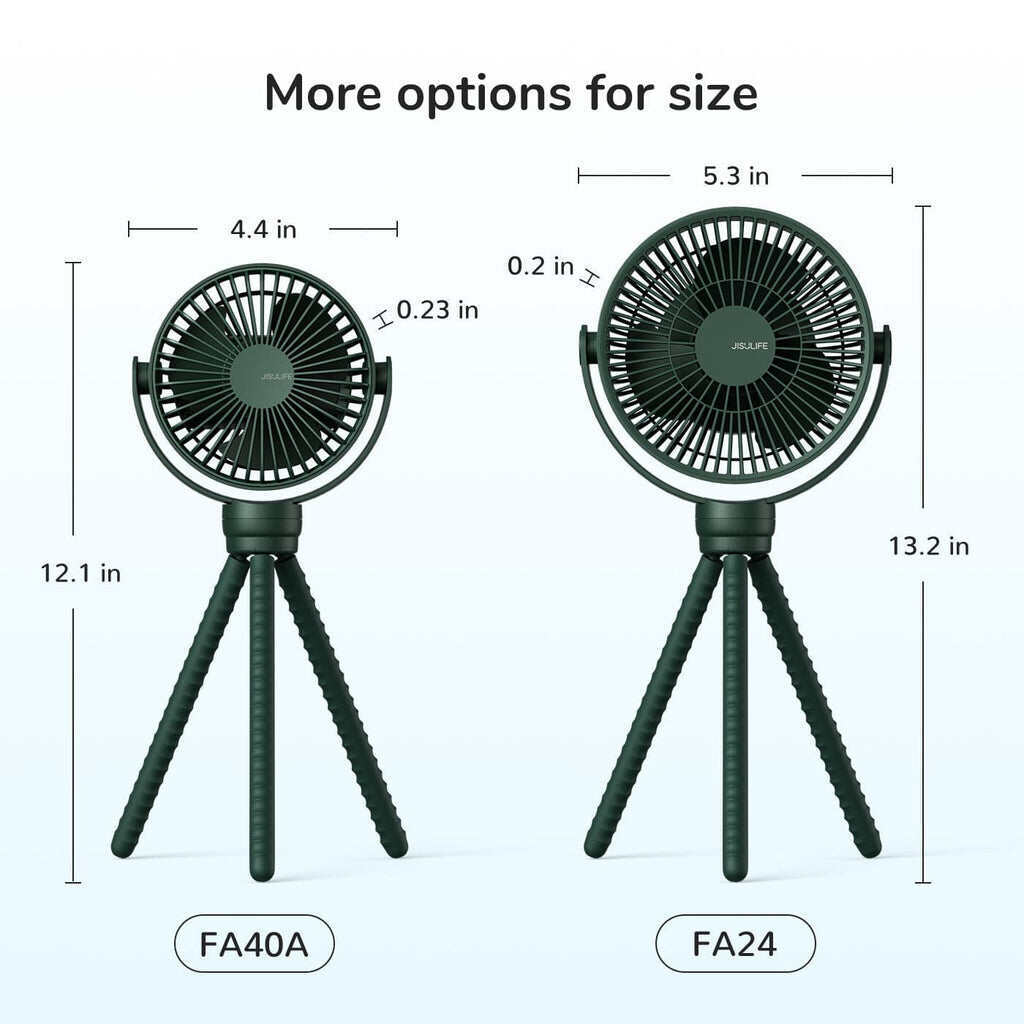 Quạt Tích Điện Cho Bé Baby Fan Life 1 Jisulife Fa24 Chân Bạch Tuộc Đa Năng