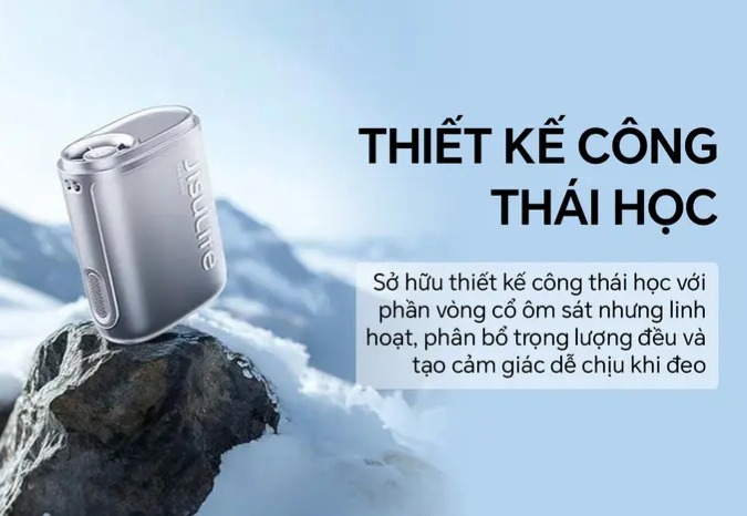 Quạt Đeo Cổ Jisulife Neck Fan Life5 Pin 4500Mah 29 Quạt Đeo Cổ Jisulife Neck Fan Life5 Pin 4500Mah