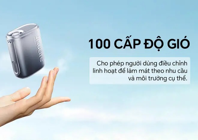 Quạt Đeo Cổ Jisulife Neck Fan Life5 Pin 4500Mah 36 Quạt Đeo Cổ Jisulife Neck Fan Life5 Pin 4500Mah