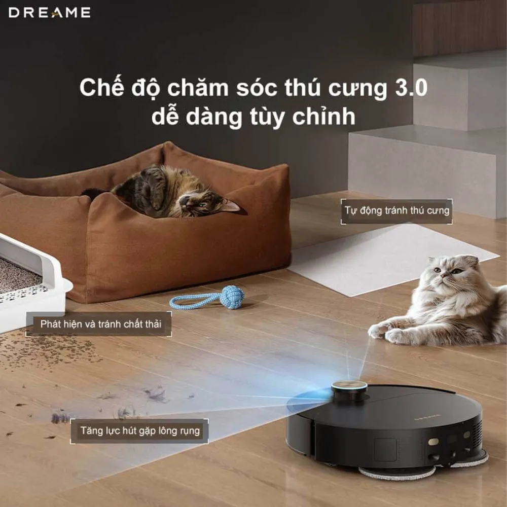 Robot Hút Bụi Lau Nhà Dreame X50 Ultra 42 Robot Hút Bụi Lau Nhà Dreame X50 Ultra - Akia Smart Home
