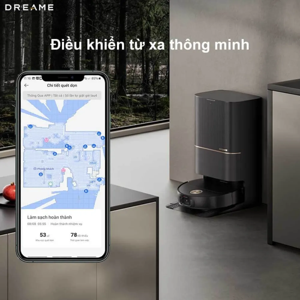 Robot Hút Bụi Lau Nhà Dreame X50 Ultra 44 Robot Hút Bụi Lau Nhà Dreame X50 Ultra - Akia Smart Home