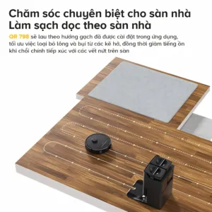 Robot Hút Bụi Lau Nhà Roborock Qr 798 – Lực Hút Mạnh – Điều Khiển Qua App – Phù Hợp Sàn Gỗ &Amp; Gạch - Akia Smart Home