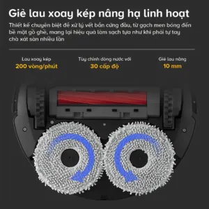 Robot Hút Bụi Lau Nhà Roborock Qr 798 – Lực Hút Mạnh – Điều Khiển Qua App – Phù Hợp Sàn Gỗ &Amp; Gạch - Akia Smart Home
