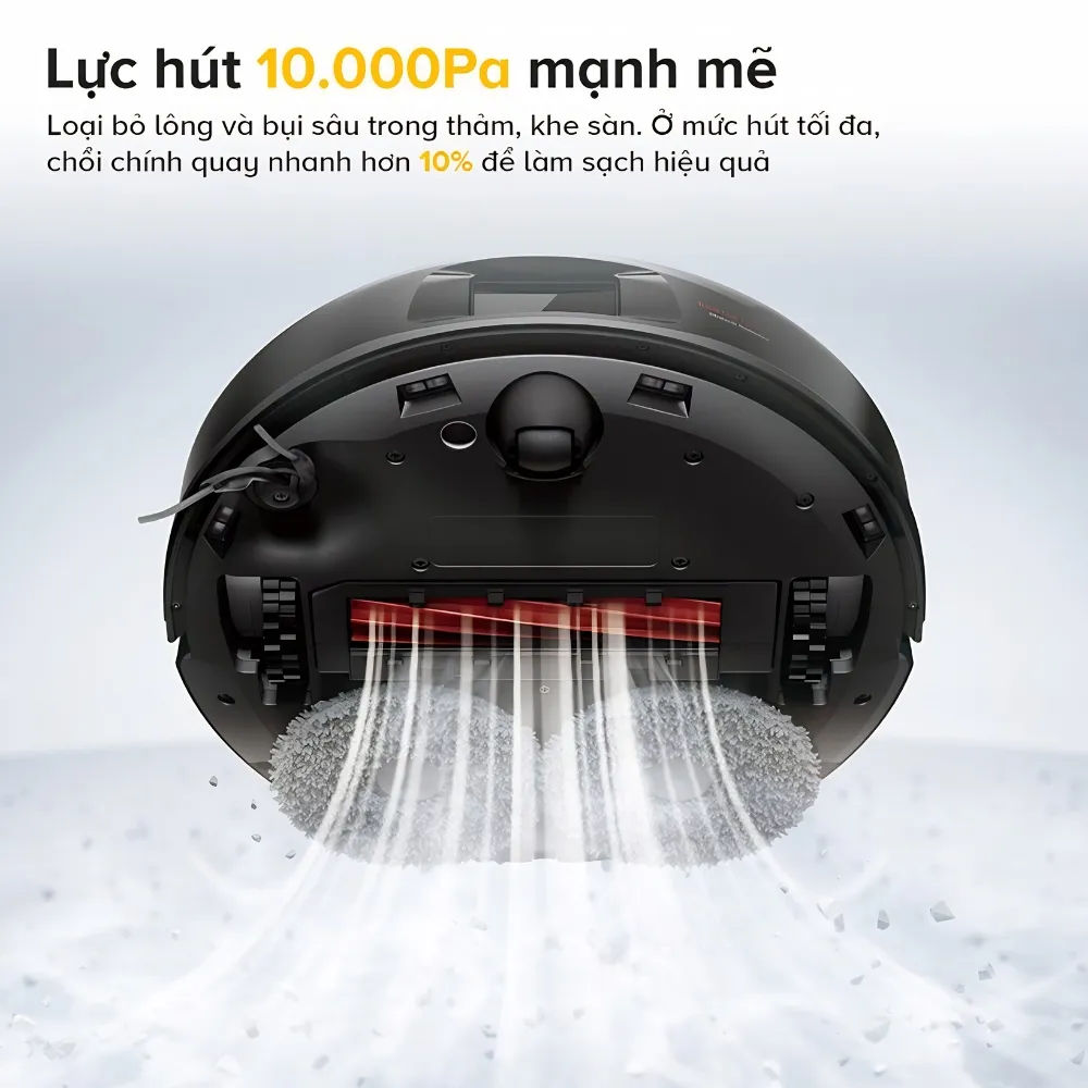 Robot Hút Bụi Lau Nhà Roborock Qr 798 – Lực Hút Mạnh – Điều Khiển Qua App – Phù Hợp Sàn Gỗ &Amp; Gạch - Akia Smart Home