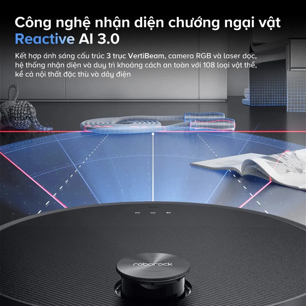 Robot Hút Bụi Lau Nhà Roborock Saros 10 32 Robot Hút Bụi Lau Nhà Roborock Saros 10 - Akia Smart Home