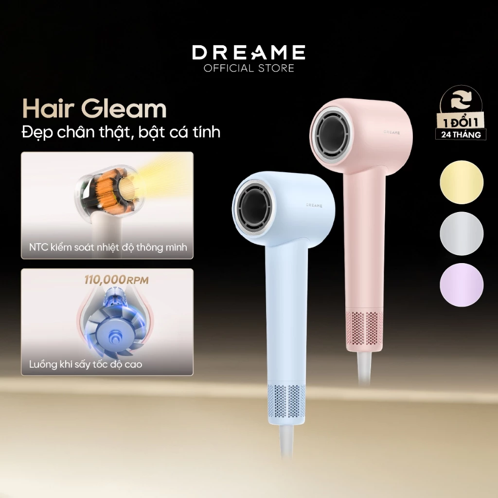Máy sấy tóc Dreame Hair Gleam AHD12A