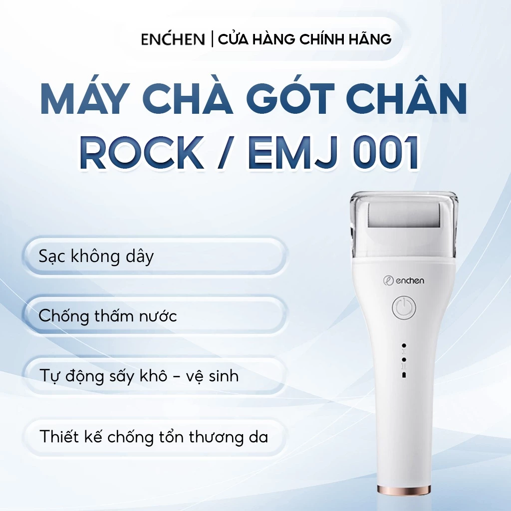 Máy Chà Gót Chân Enchen Rock - Chăm Sóc Gót Chân Mịn Màng Tại Nhà 5 Máy Chà Gót Chân Enchen Rock
