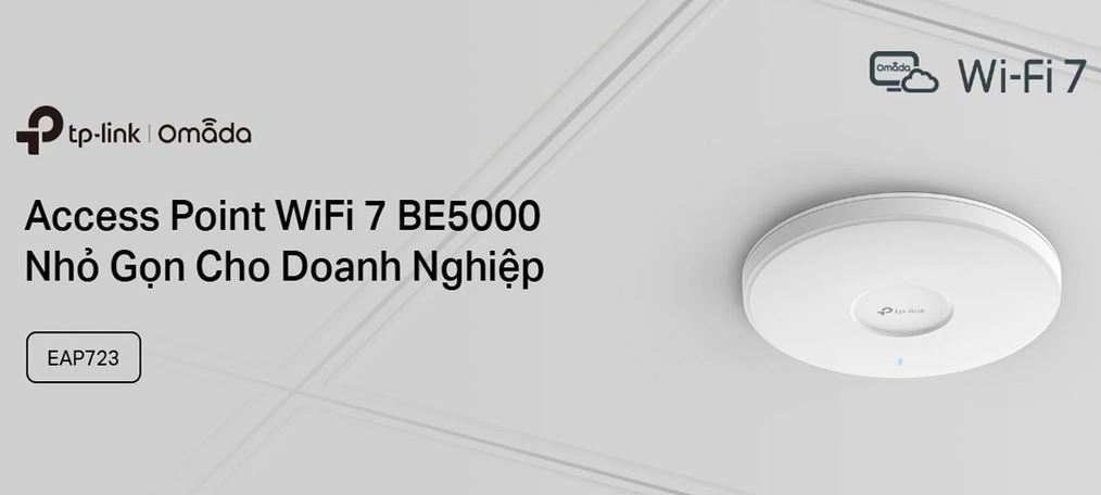Thiết Bị Phát Wifi Tp-Link Eap723 Access Point Wifi7 - Thiết Kế Ốp Trần Be5000 11 Eap723