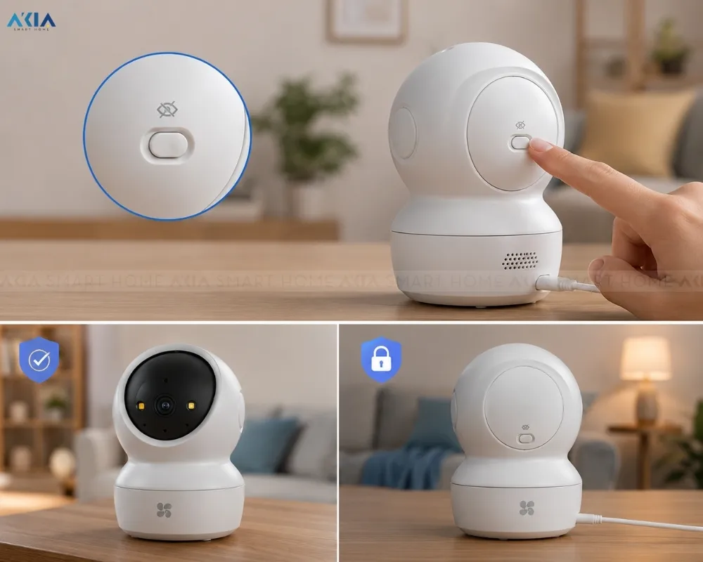 Camera Wi‑Fi Trong Nhà Ezviz H6C G1 26 Camera Wi‑Fi Trong Nhà Ezviz H6C G1 – 4K Ultra Hd (8 Mp) - Akia Smart Home