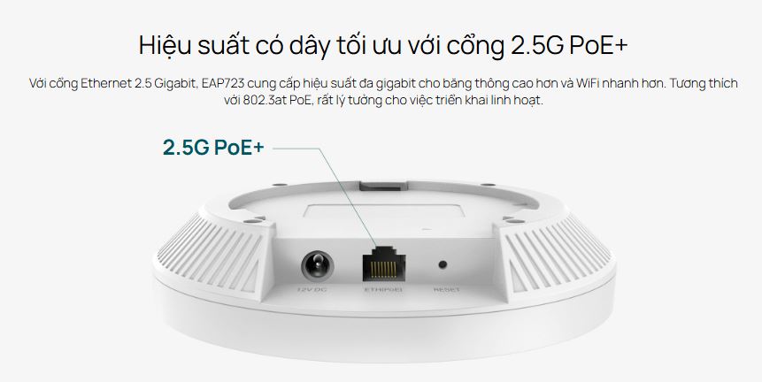 Thiết Bị Phát Wifi Tp-Link Eap723 Access Point Wifi7 - Thiết Kế Ốp Trần Be5000 14 Eap723