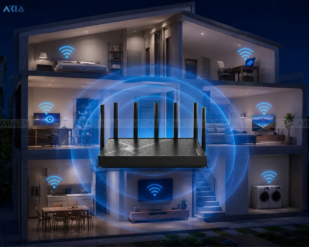 Router Wifi 7 Tp-Link Archer Be400 Be6500 Băng Tần Kép 15 Router Wifi 7 Tp-Link Archer Be400 Be6500 Băng Tần Kép - Akia Smart Home