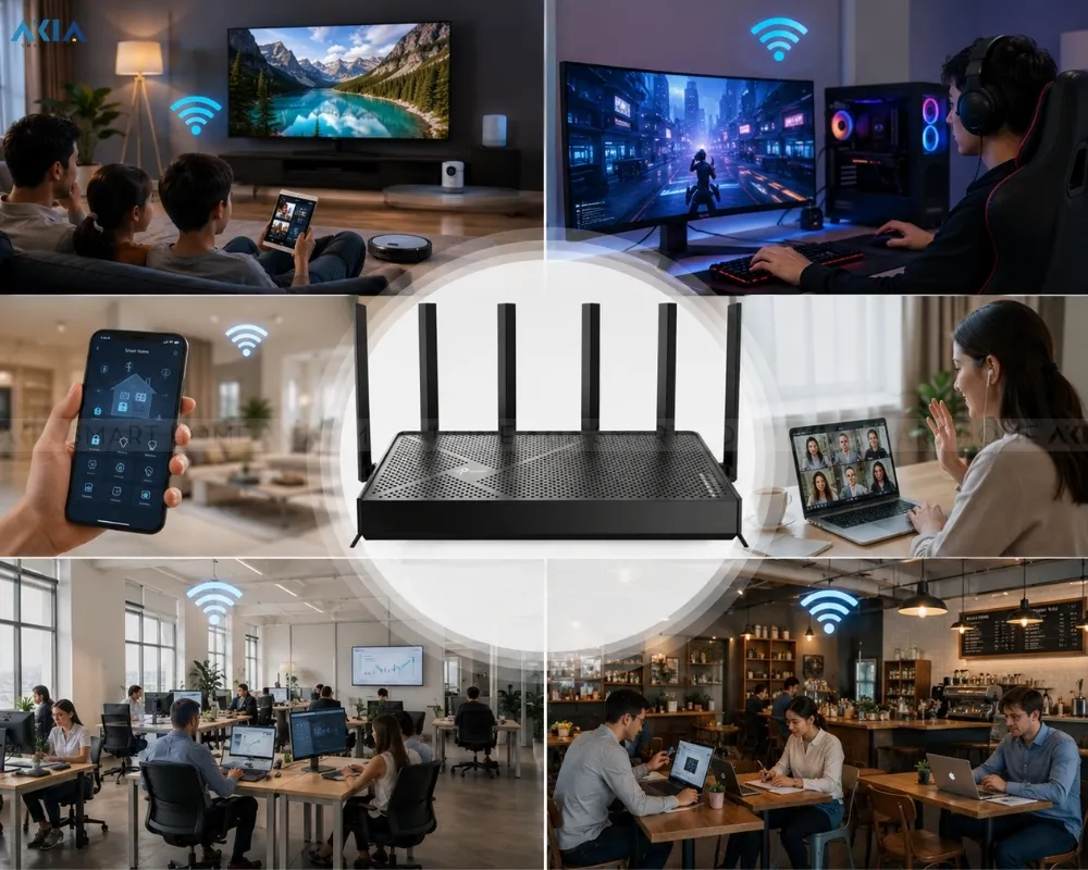 Router Wifi 7 Tp-Link Archer Be400 Be6500 Băng Tần Kép 18 Router Wifi 7 Tp-Link Archer Be400 Be6500 Băng Tần Kép - Akia Smart Home