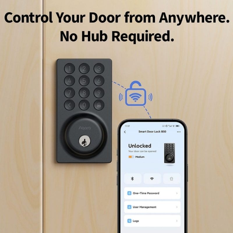 Khóa Cửa Thông Minh Aqara Smart Lock B50 11 Khóa Cửa Thông Minh Aqara Smart Lock B50