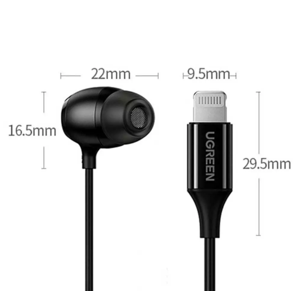 Tai Nghe Có Dây Cổng Lightning Ugreen 30631 9 Tai Nghe Có Dây Cổng Lightning Ugreen 30631