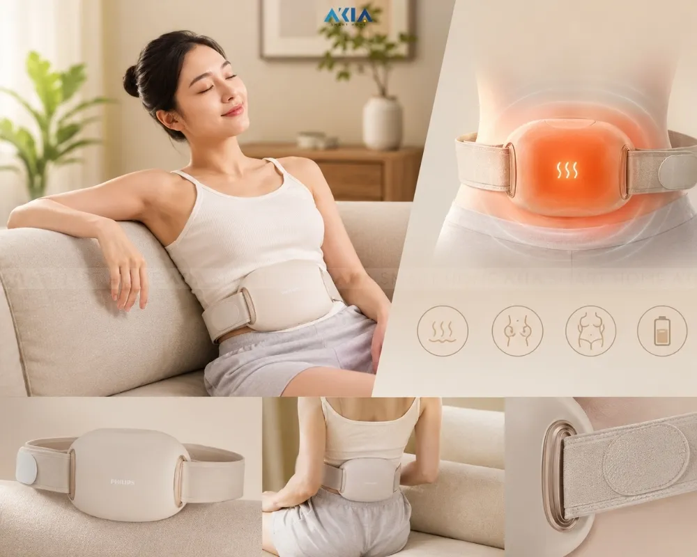 Máy Massage Lưng Philips Ppm4371 – 3 Cấp Độ Massage – Chườm Ấm 38 – 42 °C 6 Máy Massage Lưng Philips Ppm4371 – 3 Cấp Độ Massage – Chườm Ấm 38 – 42 °C - Akia Smart Home