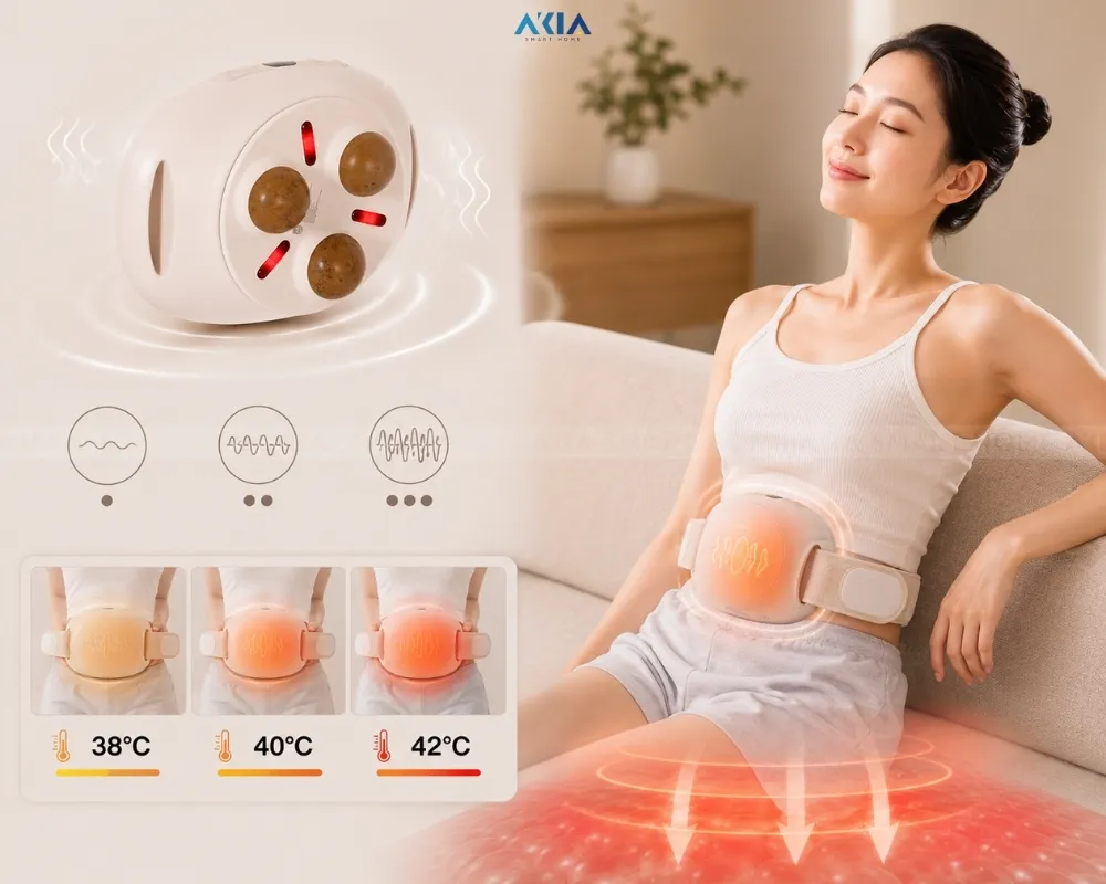Máy Massage Lưng Philips Ppm4371 – 3 Cấp Độ Massage – Chườm Ấm 38 – 42 °C 7 Máy Massage Lưng Philips Ppm4371 – 3 Cấp Độ Massage – Chườm Ấm 38 – 42 °C - Akia Smart Home