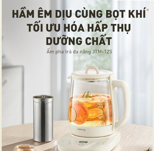 Ấm Pha Trà Đa Năng Joyoung Jtm-125 12 Ấm Pha Trà Đa Năng Joyoung Jtm-125