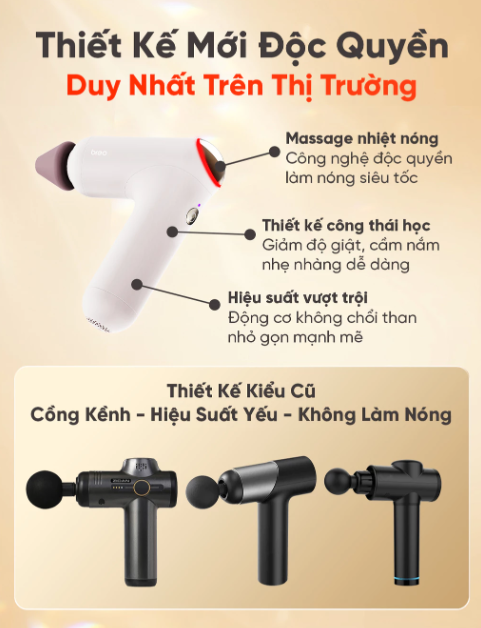 Súng Massage Breo Sport Lucky 7 Cầm Tay M0220 8 Súng Massage Breo Sport Lucky 7 Cầm Tay - M0220