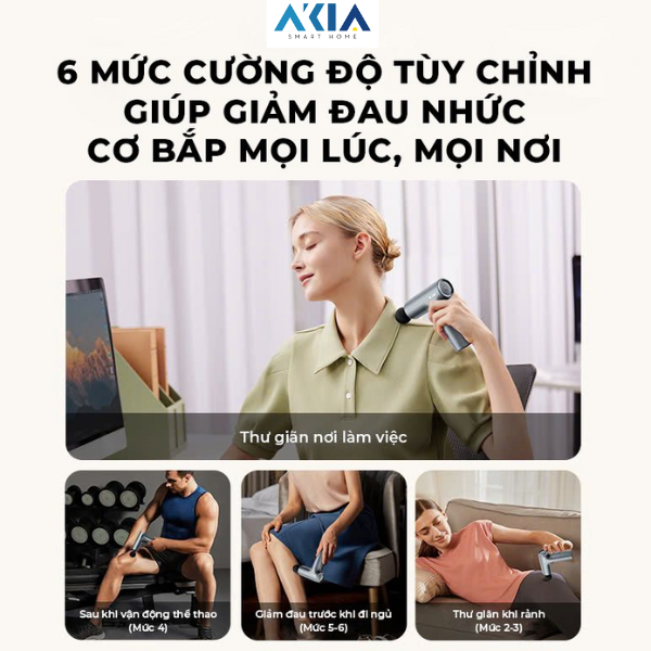 Súng Massage Skg F1 Pro -Thiết Bị Massage Chuyên Nghiệp Ngay Tại Nhà 11 Súng Massage Skg F1 Pro